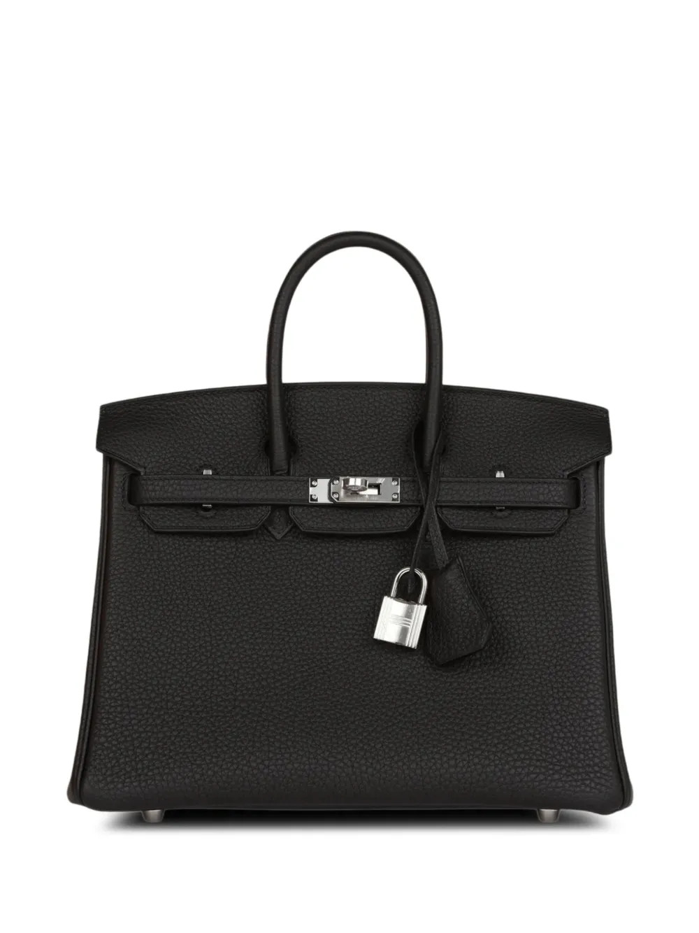 Hermès Pre-Owned 2023 Noir Birkin 25 Togo Palladium Hardware Handbag | Black | FARFETCH UK | Farfetch Global