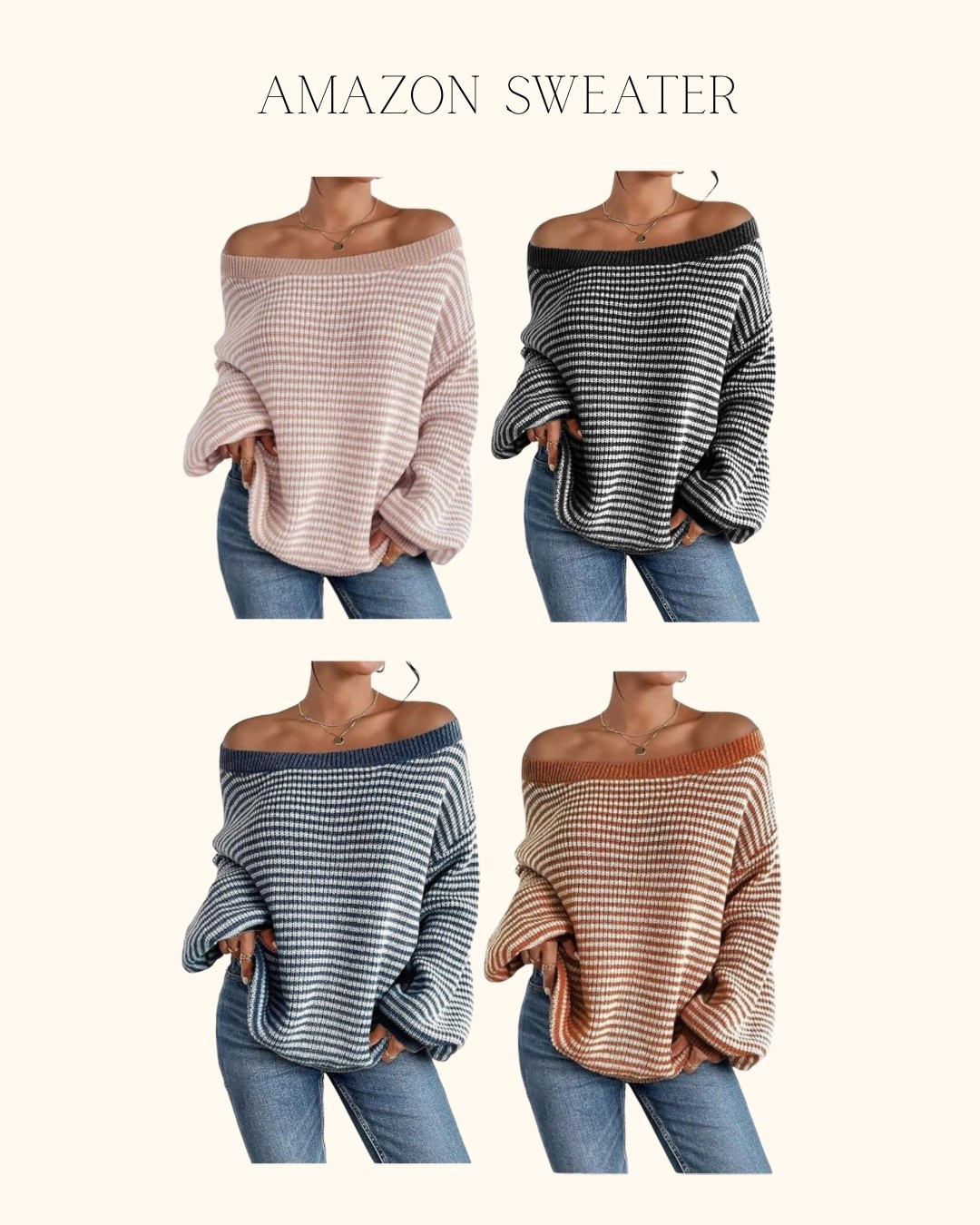 Amazon fall sweater 🤍

#LTKFindsUnder50 #LTKootd #LTKFindsUnder100