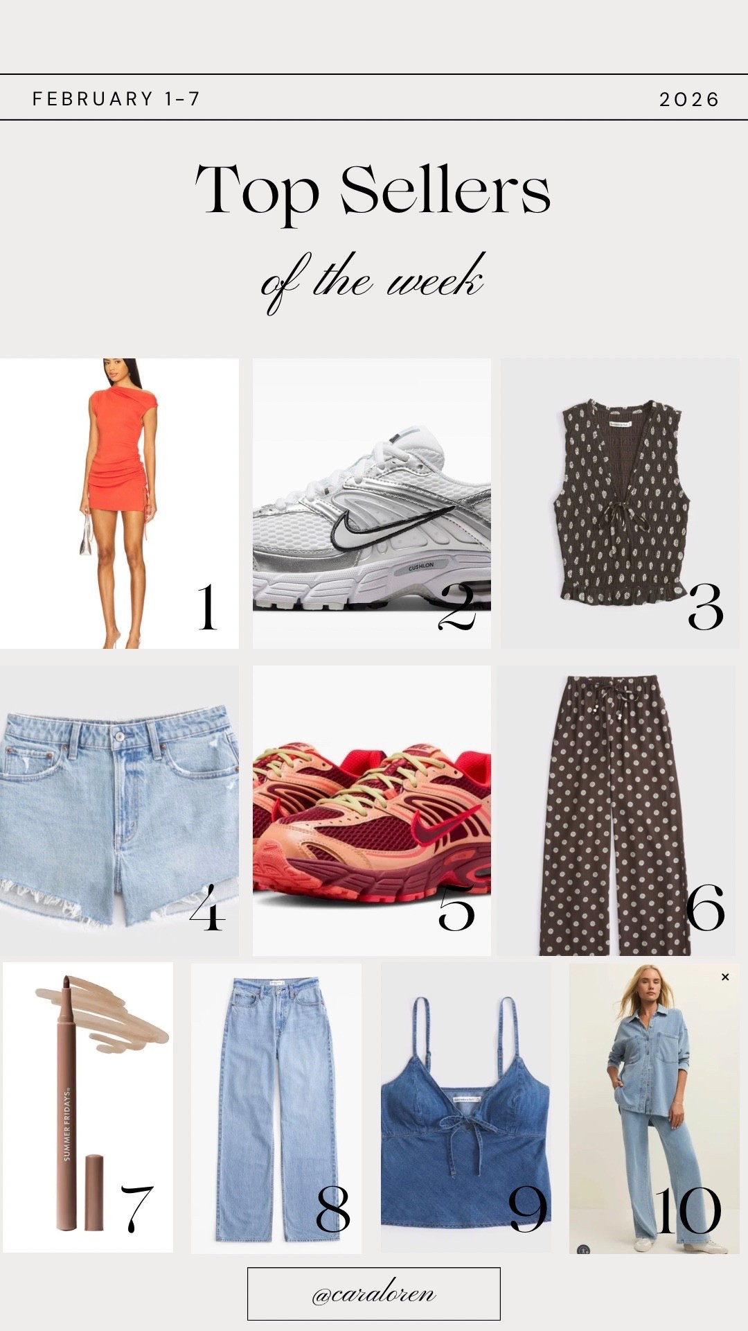 Last week’s best sellers 🫶🏻

#LTKootd #LTKmomlife #LTKSaleAlert