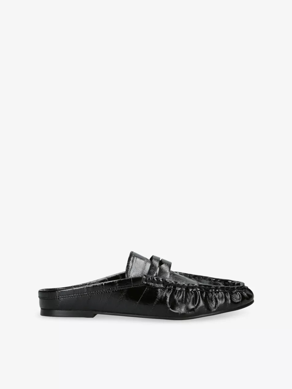 Rafe Faux-Leather Mules | Selfridges