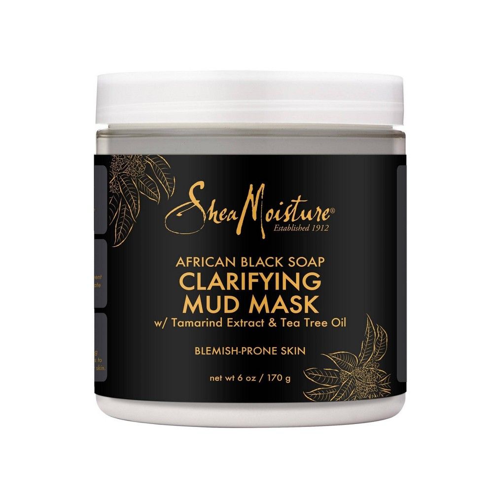 SheaMoisture African Black Soap Clarifying Mud Mask - 6oz | Target
