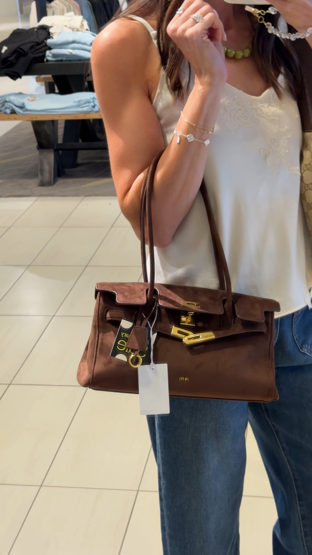 This bag is even better in person!! I also love the black leather - can’t decide what one I like more! 

Nsale / Nordstrom anniversary sale 2026 handbags / JW Pei

#LTKSaleAlert #LTKootd