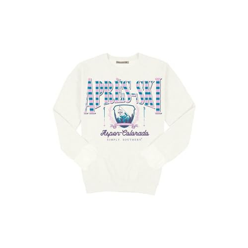 Simply Southern Apres Ski Aspen Colorado Crew Sweatshirt M L | Amazon (US)