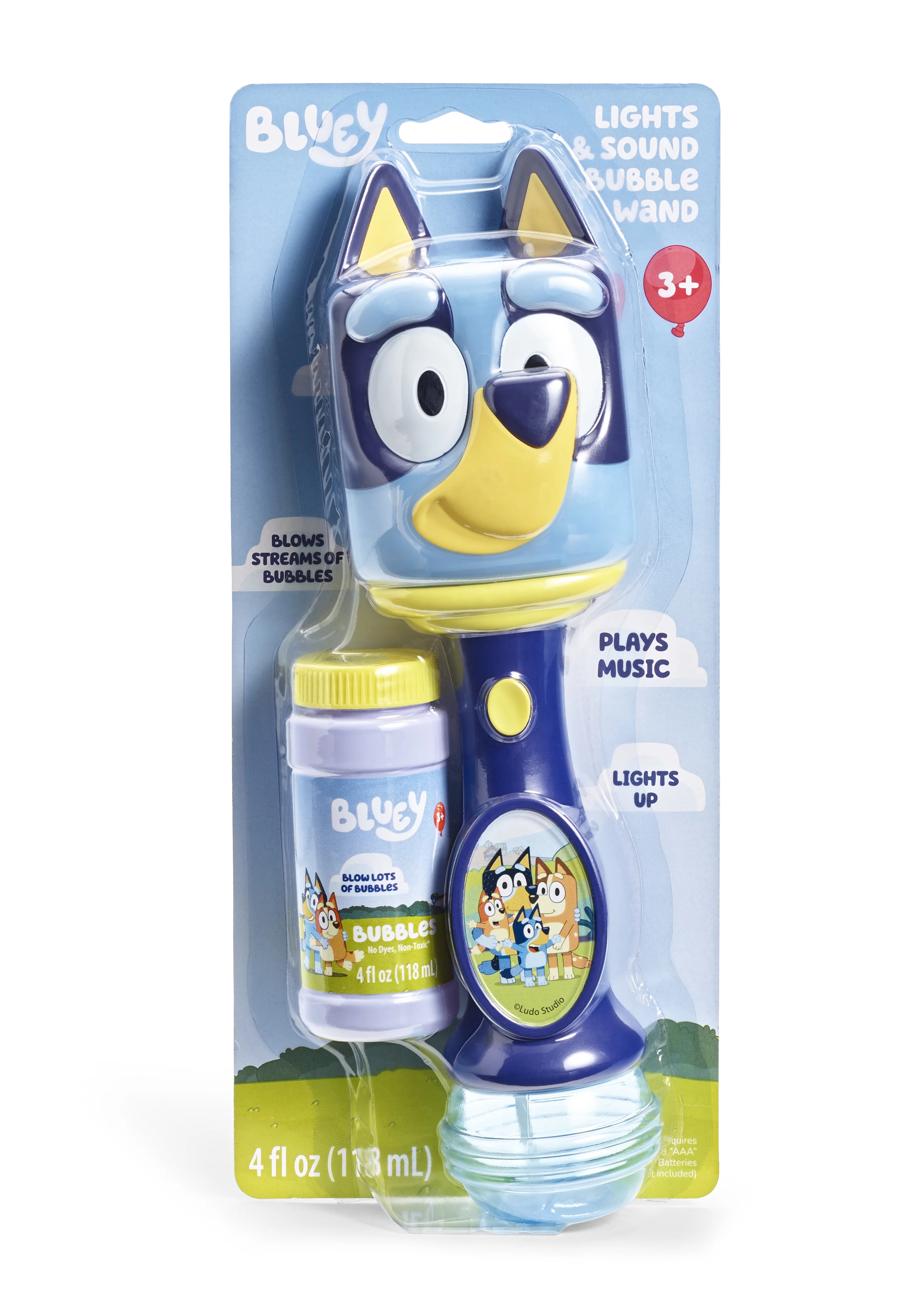 Little Kids Inc. Bluey Light & Sound Bubble Wand | Walmart (US)