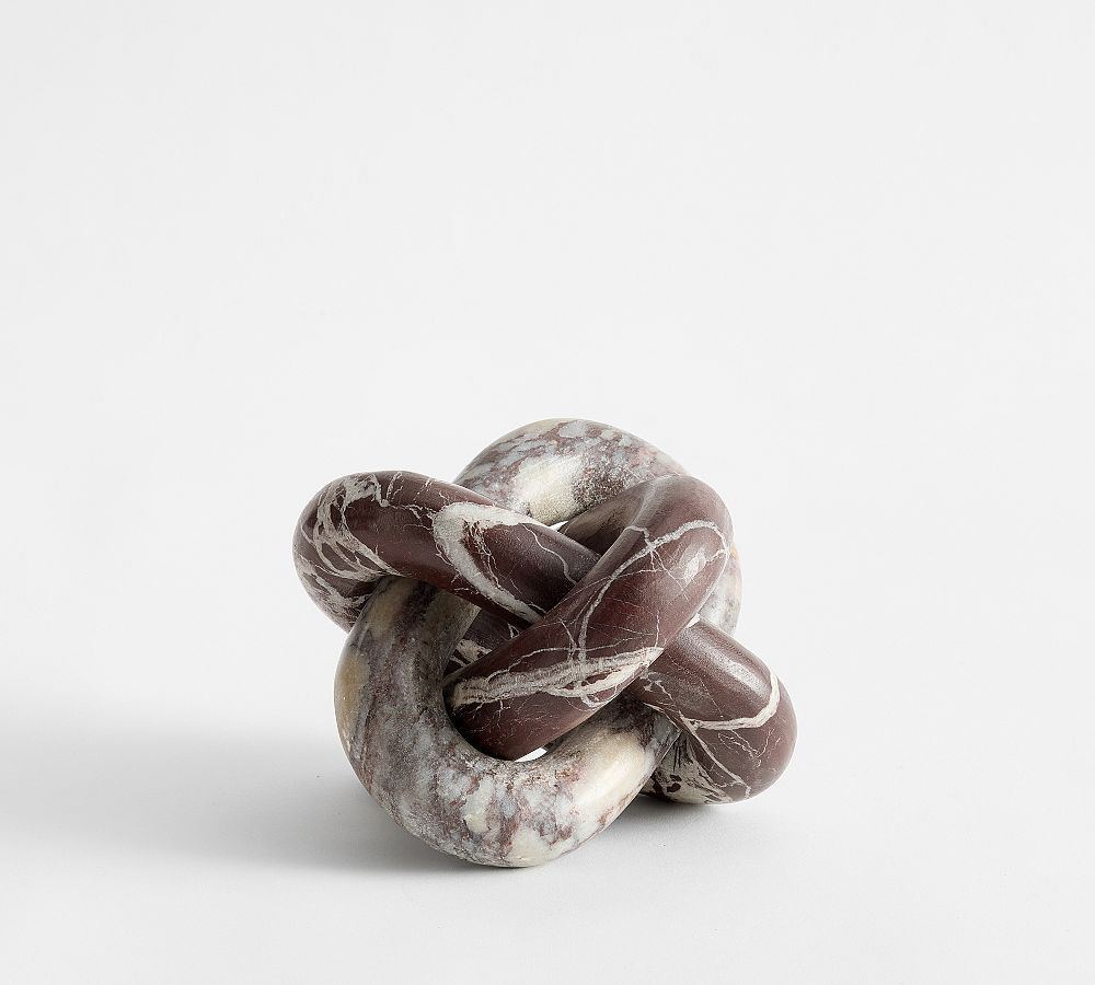 Chris Loves Julia Decorative Marble Knot | Pottery Barn (US)
