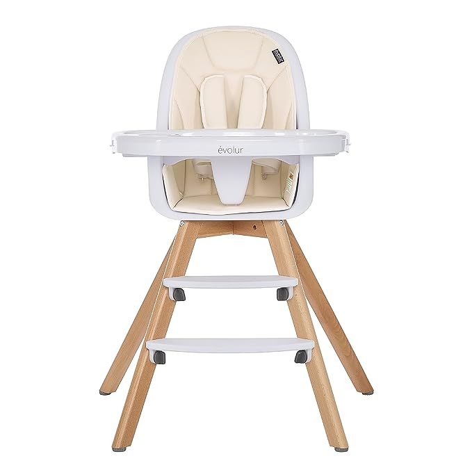 Amazon.com : Evolur Zoodle 2 in 1 High Chair, Modern Design, Toddler Chair, Removable Cushion, Ad... | Amazon (US)