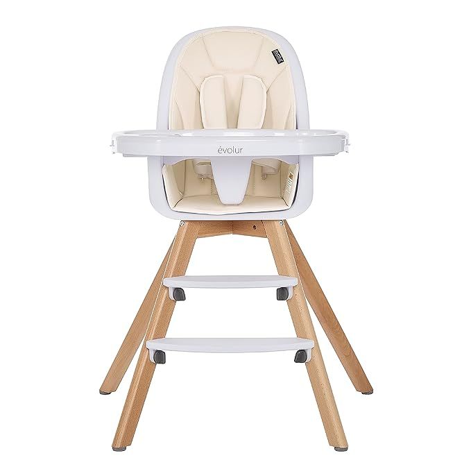 Amazon.com : Evolur Zoodle 2 in 1 High Chair, Modern Design, Toddler Chair, Removable Cushion, Ad... | Amazon (US)