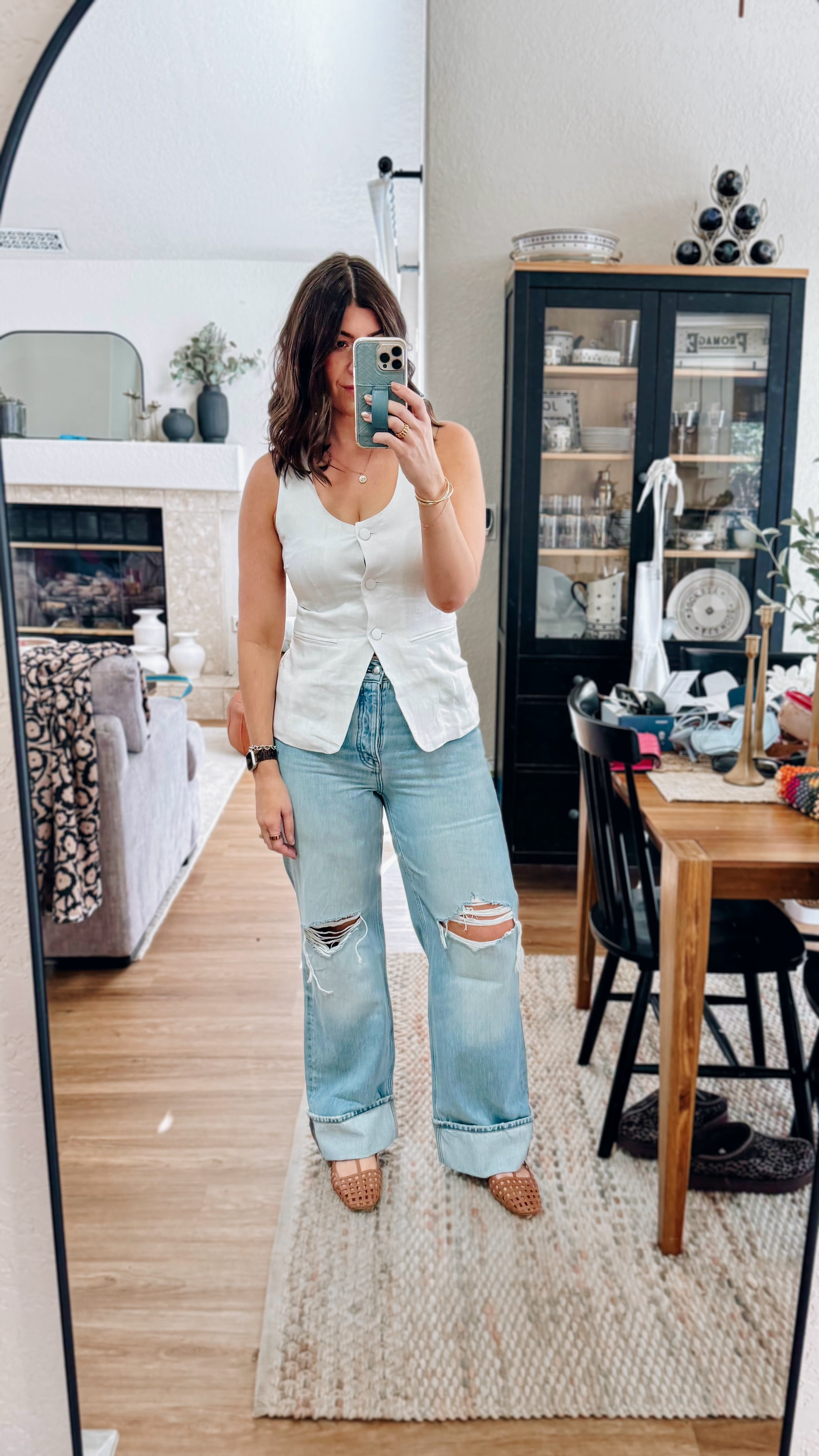 Love a good jean and vest combo for spring! 

Jeans: Size 29
Vest: Size 8

Spring fashion, Trendy outfits, Chic outfits, Denim, Spring sale, Midsize fashion, Jeans, Spring tops

#LTKStyleTip #LTKSaleAlert #LTKMidsize