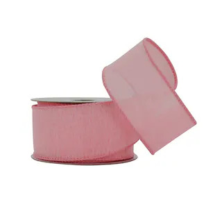 1.5" x 3yd. Wired Faux Linen Ribbon by Celebrate It® Hot Buy! | Michaels Stores