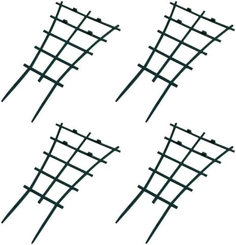 Ibnotuiy 4Pcs Plastic Superimposed Garden DIY Mini Climbing Trellis Flower Supports Courtyard Pla... | Amazon (US)