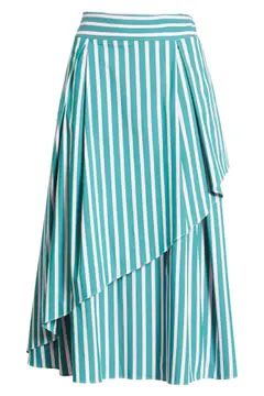 x Atlantic-Pacific Stripe Asymmetrical Skirt | Nordstrom