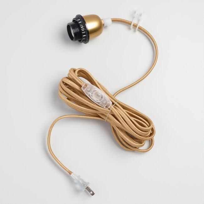 Gold Electrical Cord Swag Kit | World Market