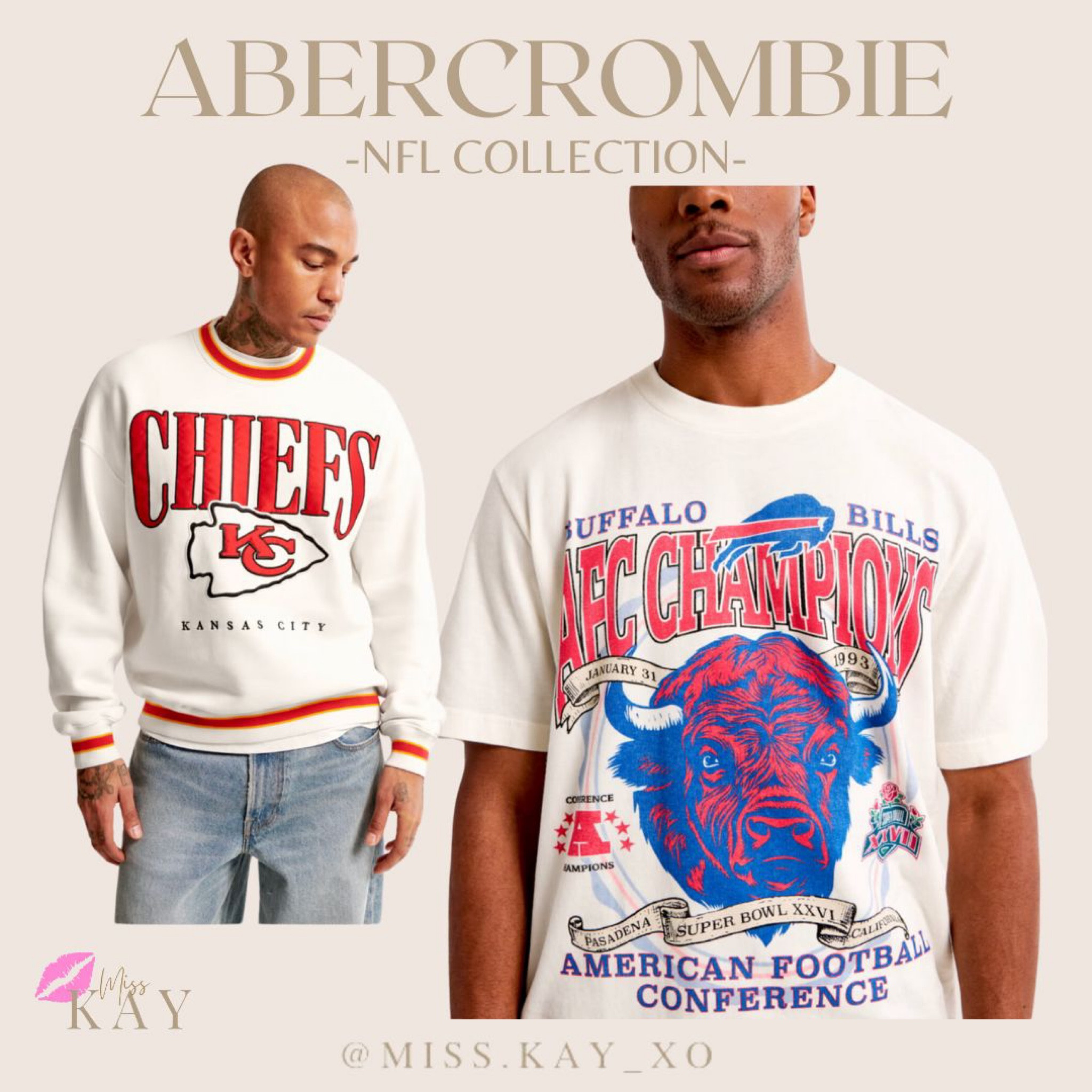Abercrombie new nfl collection! Loving all these items, including some super-bowl designs. 

#LTKMens #LTKFindsUnder100 #LTKActive