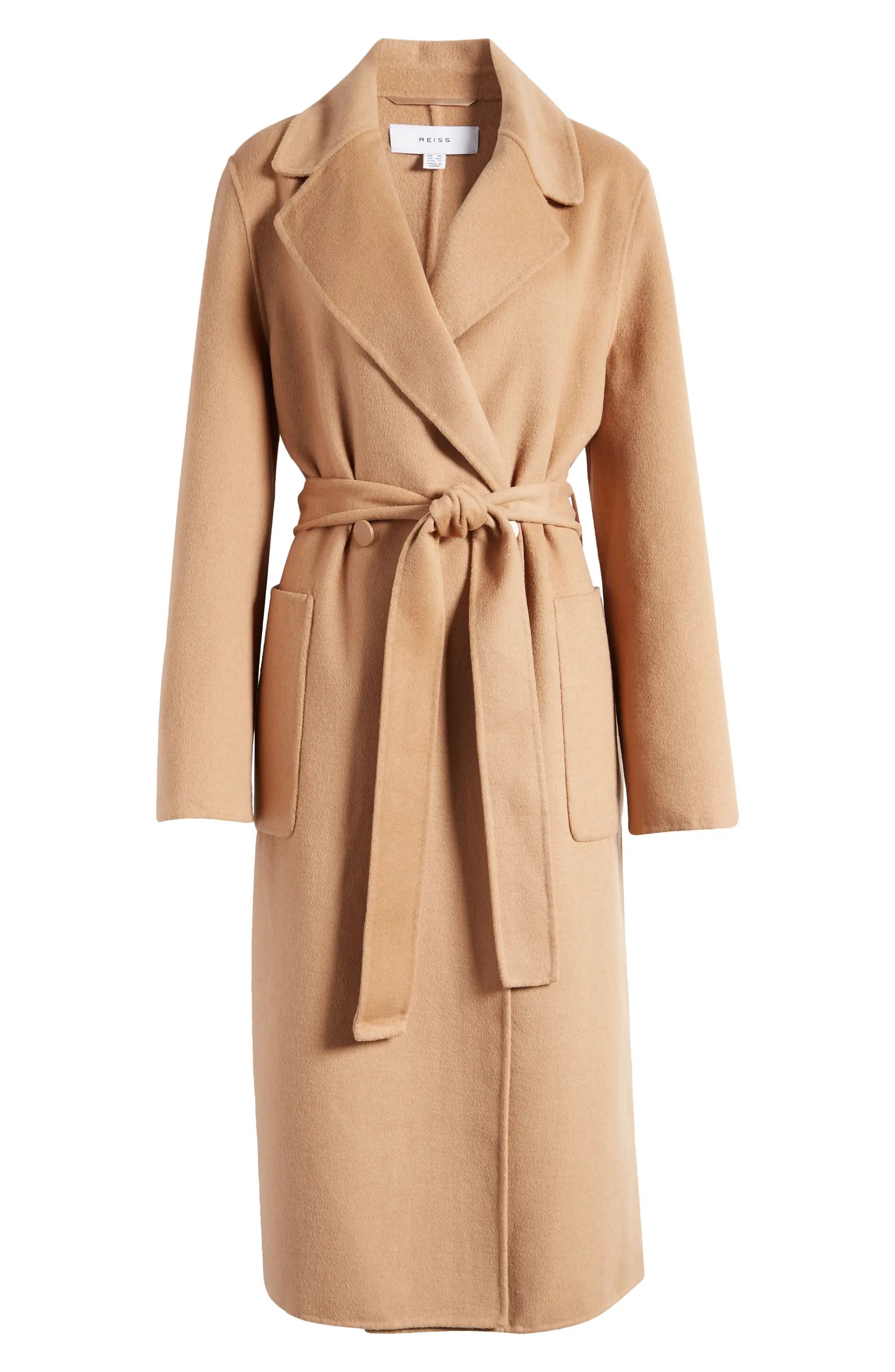 Lucia Belted Wool Blend Coat | Nordstrom