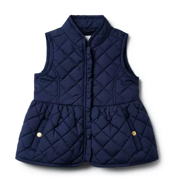 The Quilted Peplum Vest | Janie and Jack