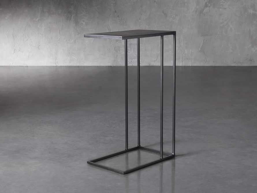 Soma Tall C-Table in Matte Black | Arhaus