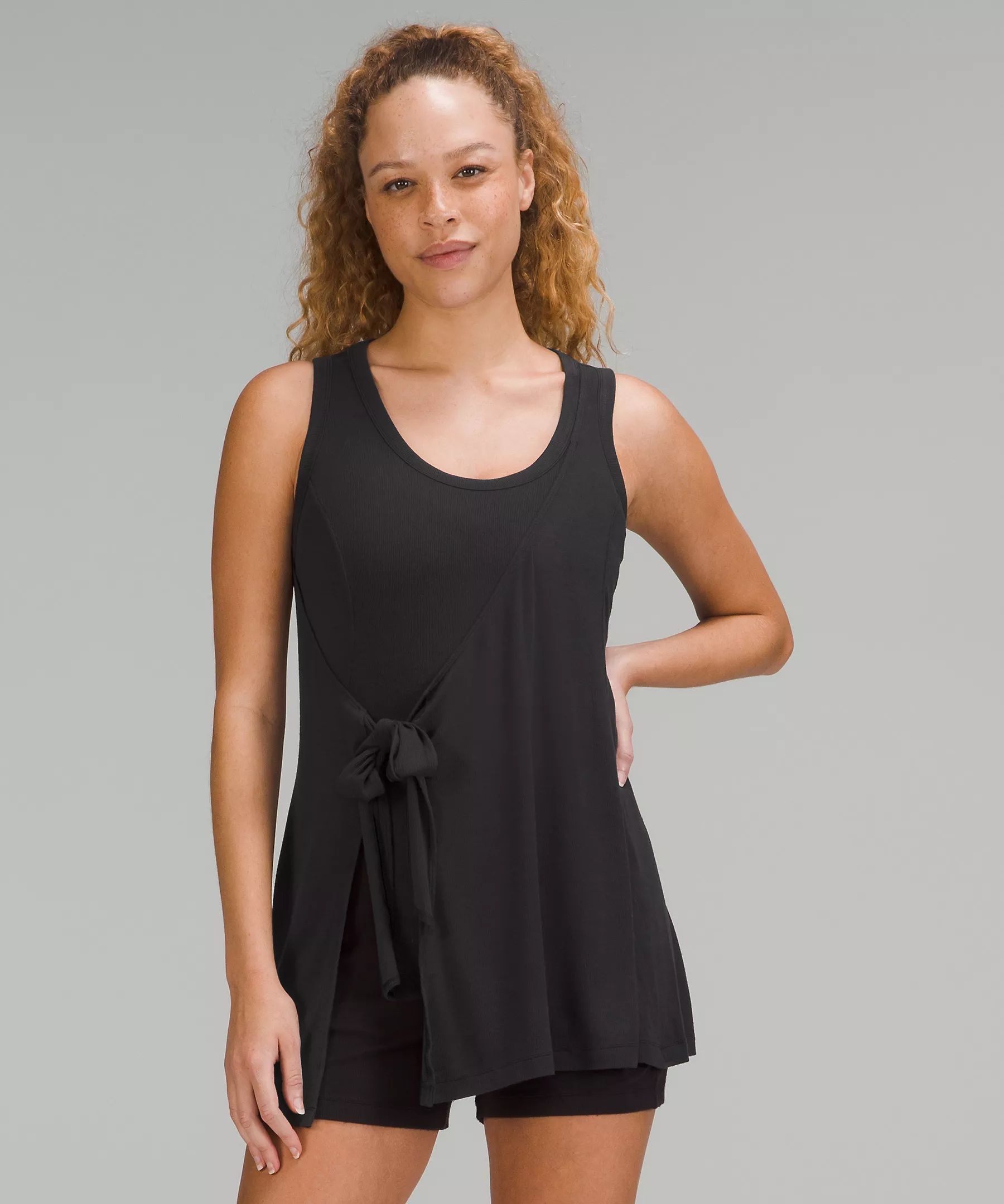 Modal Wrap Romper 4" | Lululemon (US)