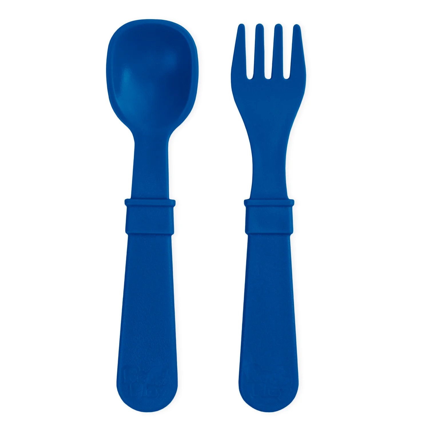 Re-Play Toddler Utensil Pair | Family Tableware Made in the USA from Recycled Plastic | Re-Play