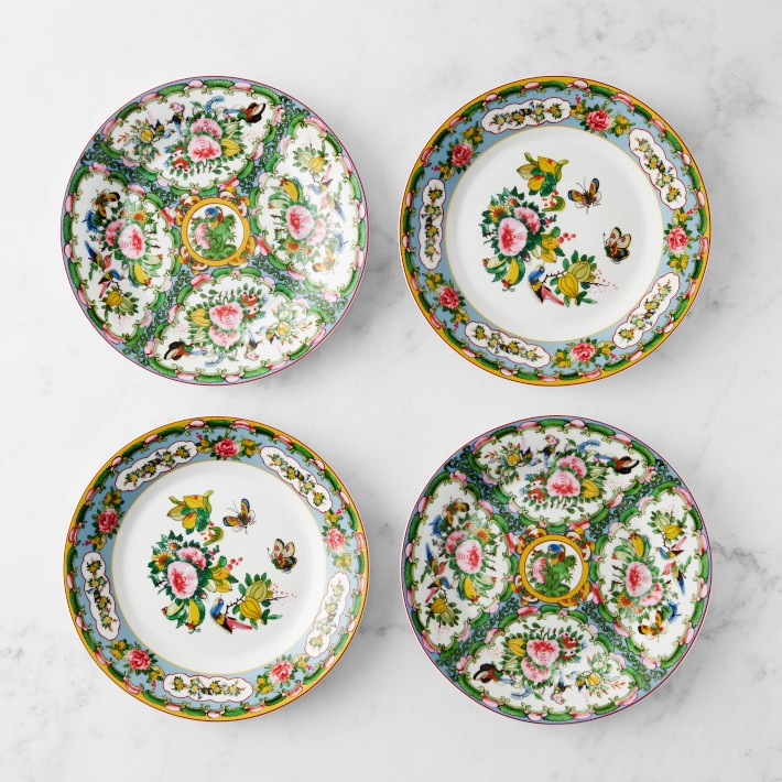 Famille Rose Mixed Salad Plates | Williams-Sonoma