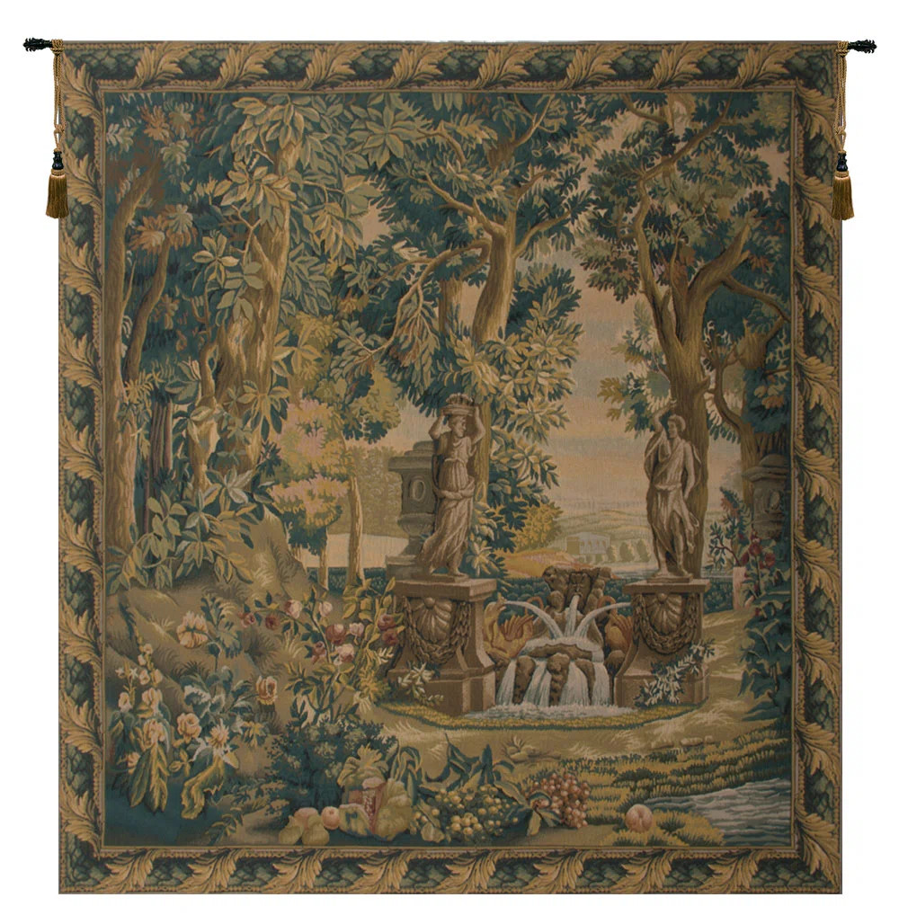 Charlotte Home Furnishings Villa Garden Classic by Verdure Gobelin Tapestry | Wayfair | Wayfair North America