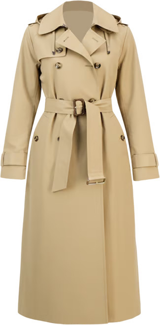 London FogWomen's Hooded Belted Maxi Trench Coat | Macy's