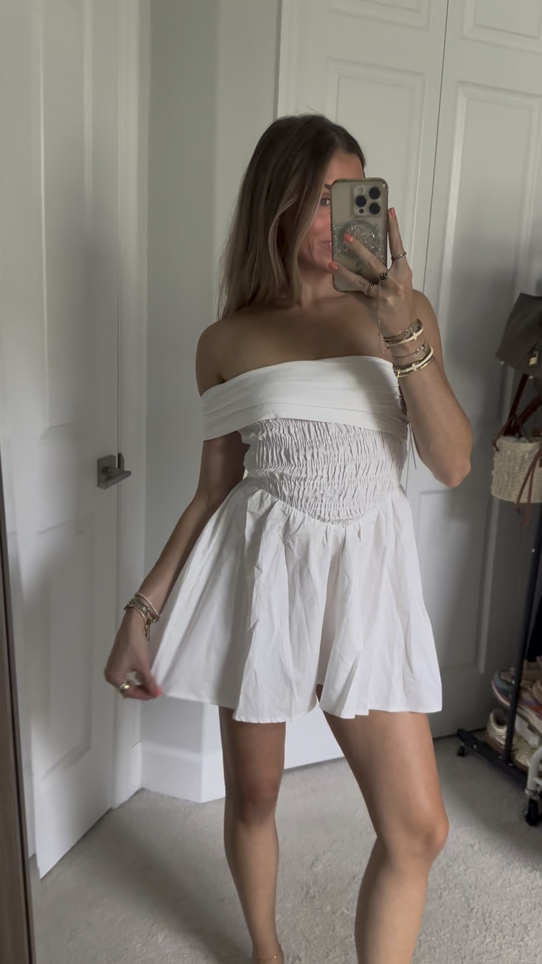 FRUITFUL OFF SHOULDER MINI DRESS WHITE. Code is SLOANE20! Princess Polly. @princesspolly I wear the size US 2 in Princess Polly typically but always recommend sizing up because their clothing tends to run small. 
#tryon #tryonwithme #tryonhaul #princesspolly #springstyle #springvibes #springoutfits #springfashion #summerlooks #summeroutfit #summervibes #capsulewardrobe #fashioninspo #outfit #outfitinspo #princesspollyhaul #princesspollytryonhaul #princesspollytryon #fyp 

#LTKWedding #LTKFindsUnder100 #LTKSaleAlert