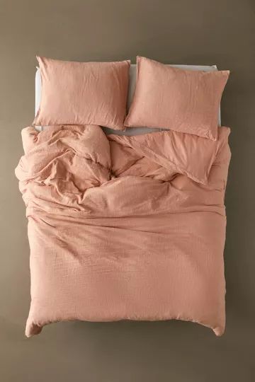 Cozy Slub Duvet Cover | Urban Outfitters (US and RoW)
