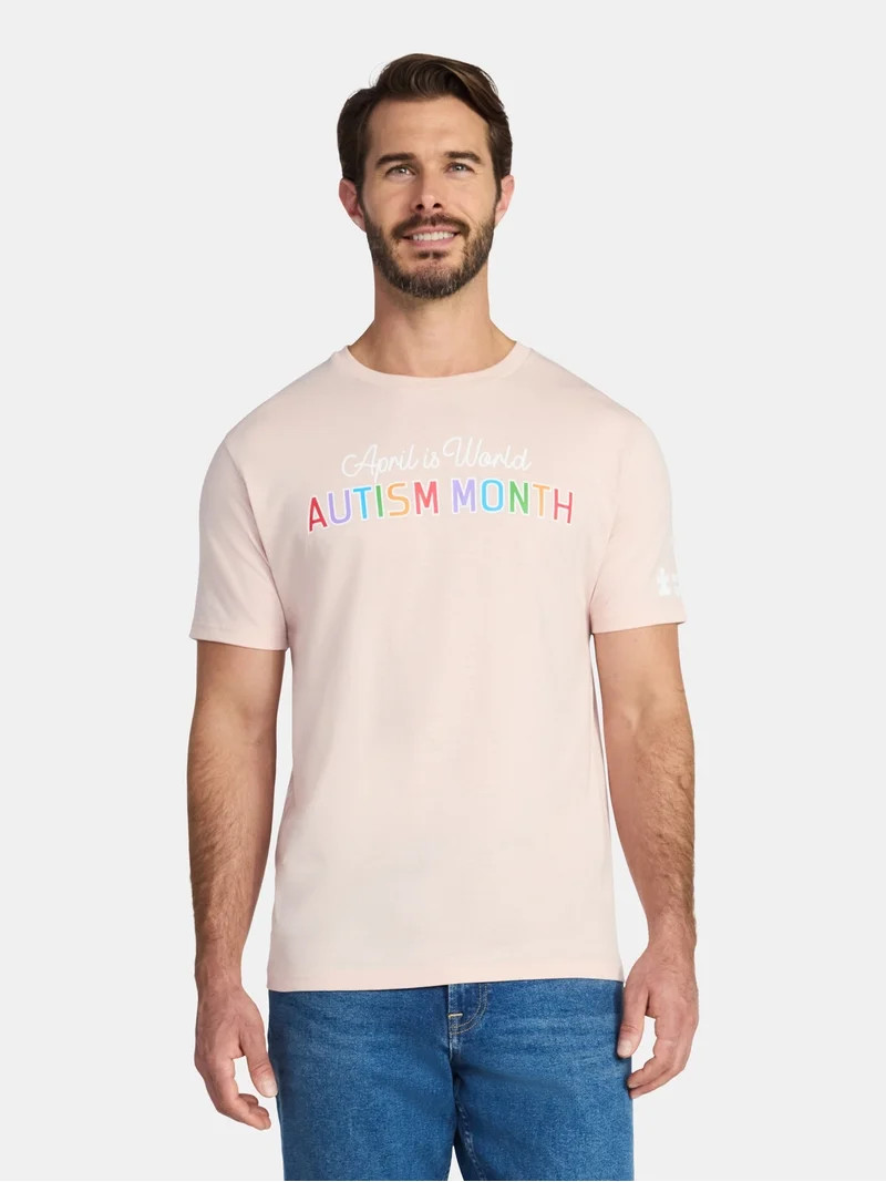 Autism Awareness Unisex Adult Graphic Tee with Short Sleeves, Sizes XS-3XL | Walmart (US)