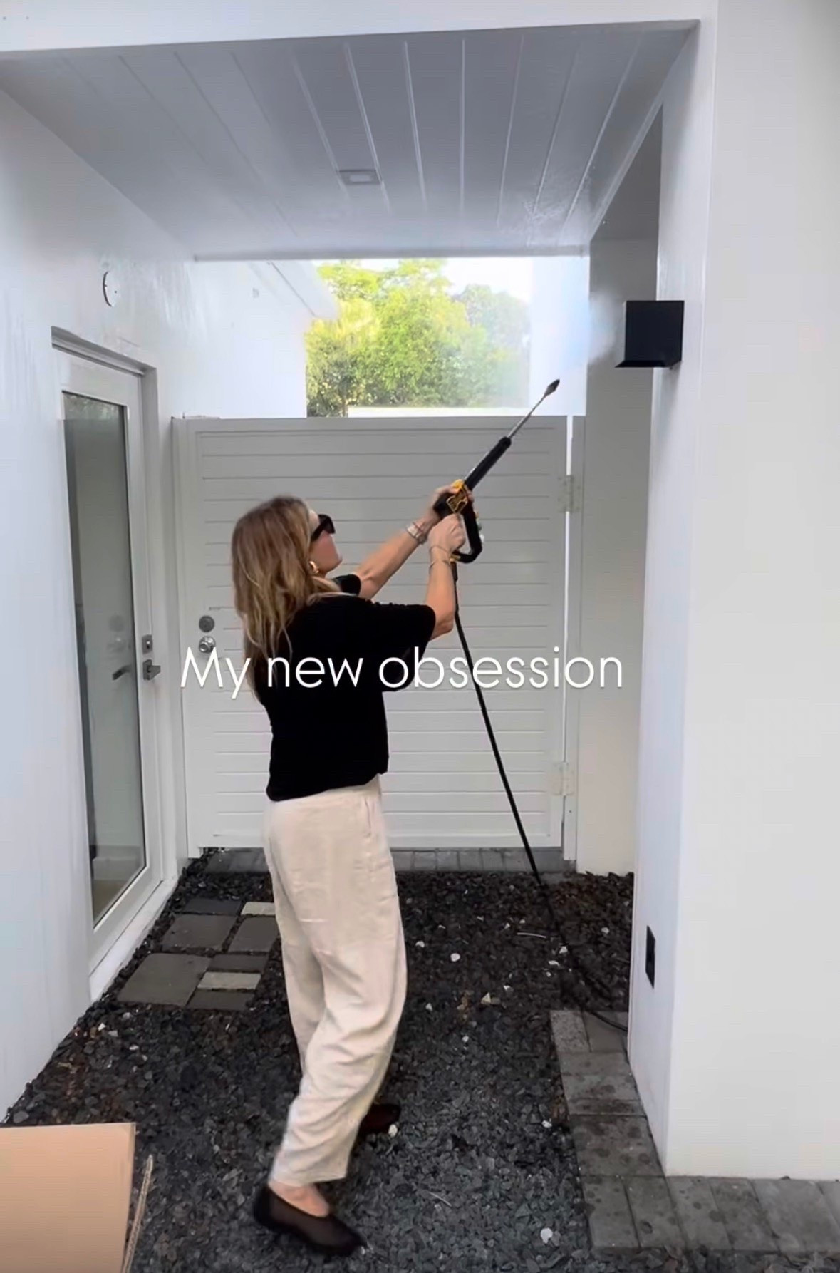 Many of you have reached out about my pressure cleaner. This is the one I bought. It’s the strongest before going to gas…I wasn’t ready for gas and I wanted the wheels to move around as you can see. I was so excited about this, but I didn’t even change my clothes. Wait until you see me blowing the yard!

#LTKdayinmylife #LTKHome