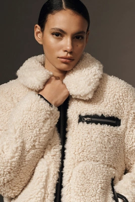 Save The Duck Hester Sherpa Fleece Jacket | Anthropologie (US)