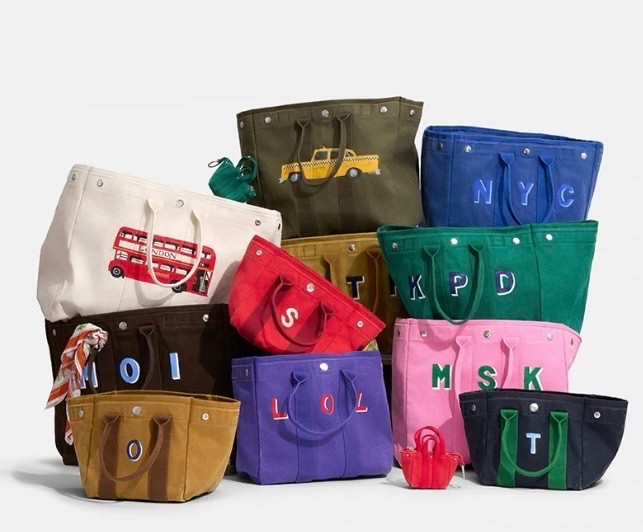 Alex mill canvas tote
Perfect weekday tote
Perfect weekend tote 
Monogram tote

#LTKTravel #LTKWorkwear #LTKMidsize