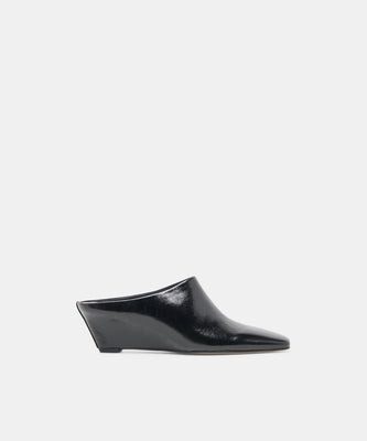 Dolce Vita HILAH MULES MIDNIGHT CRINKLE PATENT - HILAH MULES MIDNIGHT CRINKLE PATENT | Shop.app