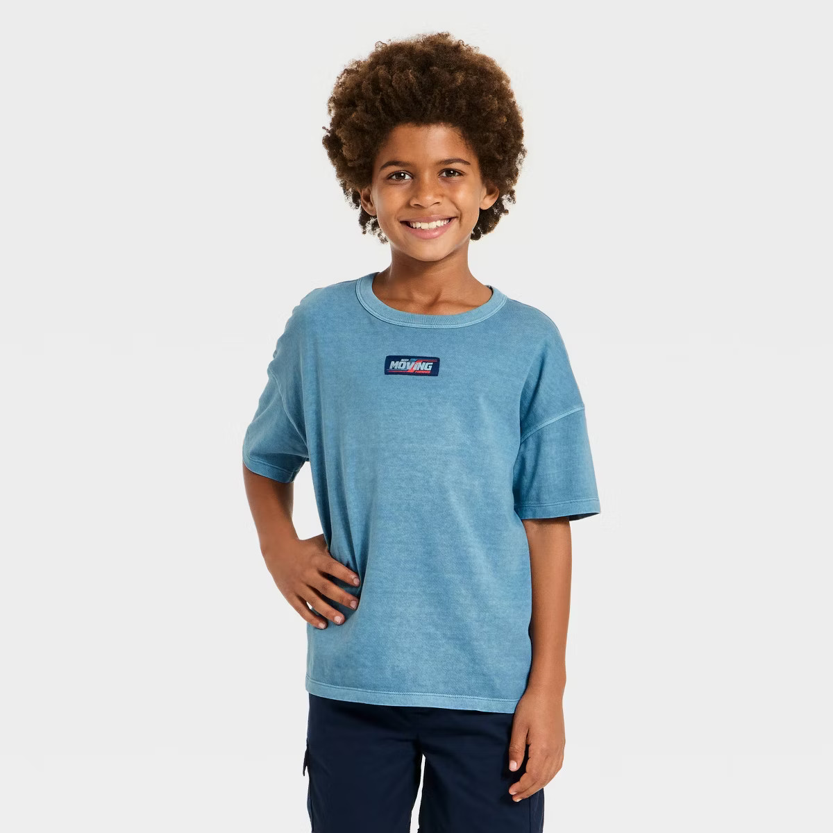 Boys' Short Sleeve 'Monaco Racing' Graphic T-Shirt - Cat & Jack™ Blue | Target