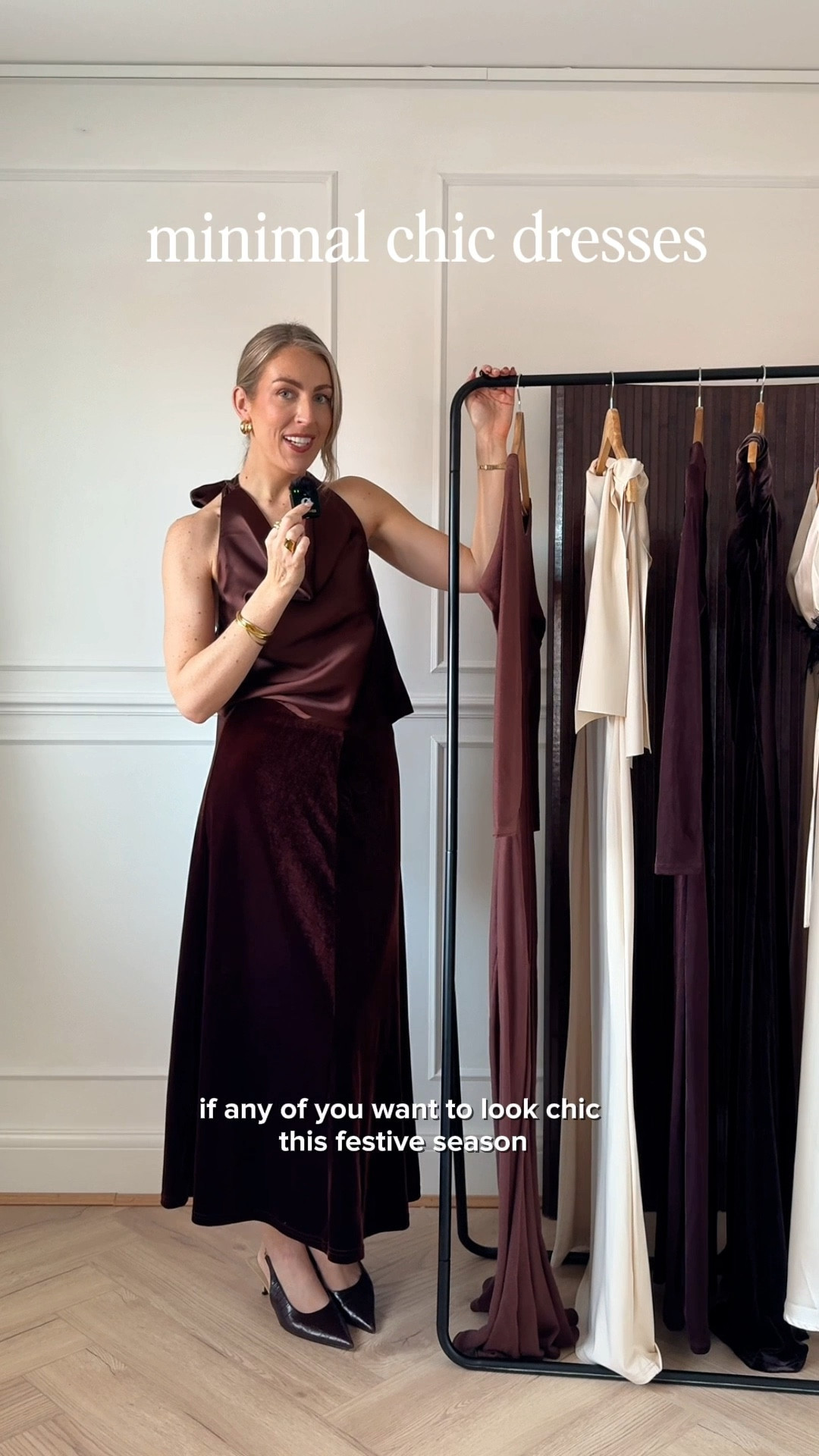 Affordable minimal chic dresses 🤎✨ use Katie_12 for discount site wide 

Festive outfits, knit dress, velvet dress, minimal party outfits, classic style 


#LTKdresses #LTKdatenight #LTKfestive