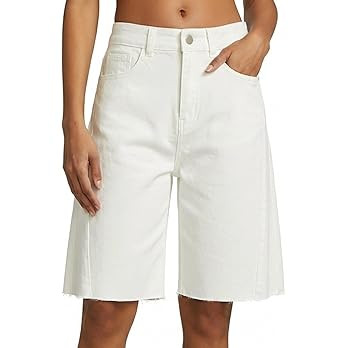 Cicy Bell Womens Summer High Waisted Jeans Shorts Casual Wide Leg Bermuda Jorts Baggy Denim Short... | Amazon (US)