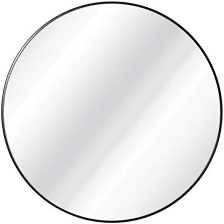 Circle Wall Mirror 36 Inch Round Wall Mirror for Entryways, Washrooms, Living Rooms and More (Bla... | Amazon (US)