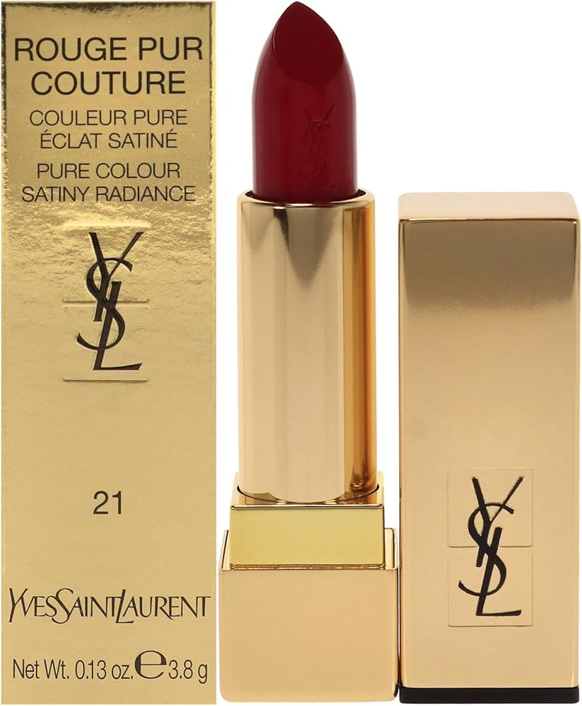 Yves Saint Laurent Rouge Pur Couture Pure Colour Satiny Radiance Lipstick - 21 Rouge Paradoxe Lip... | Amazon (US)
