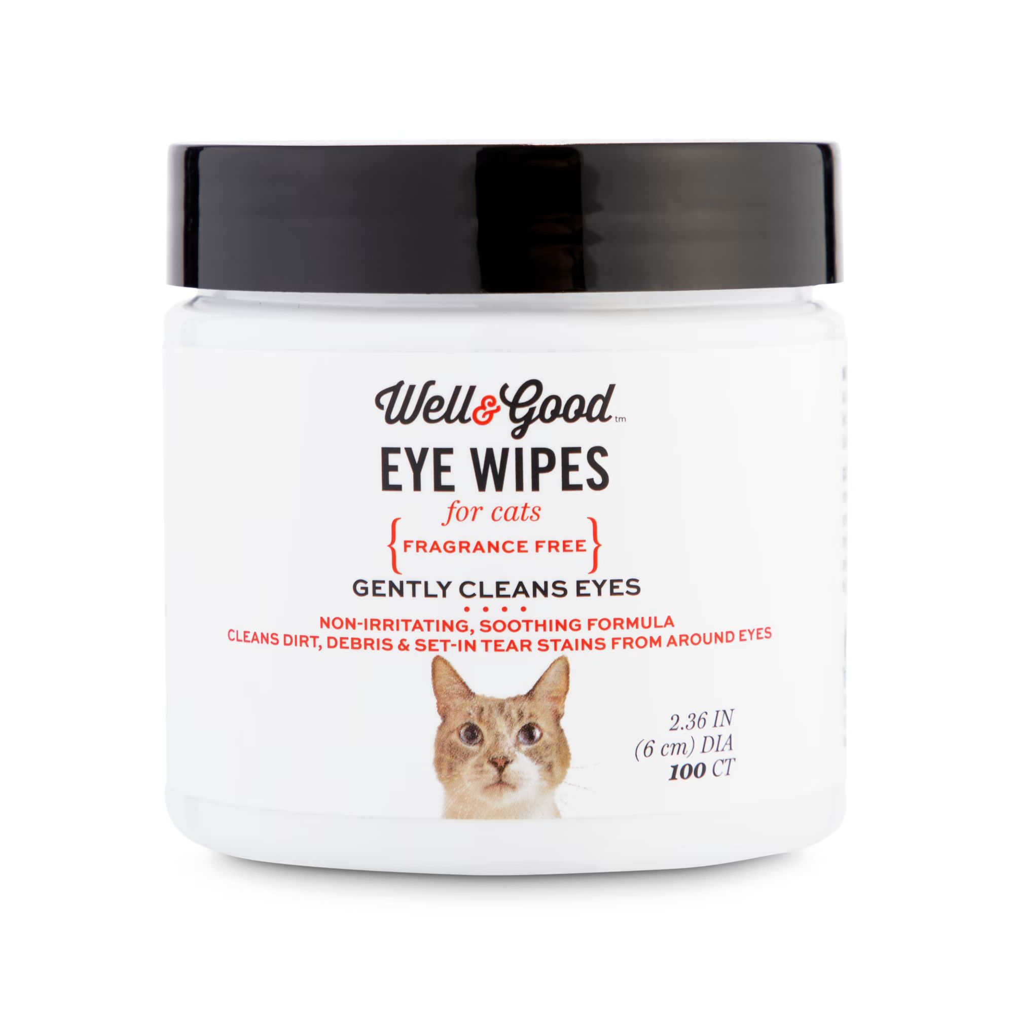 Well & Good Cat Eye Wipes, Pack of 100 | Petco