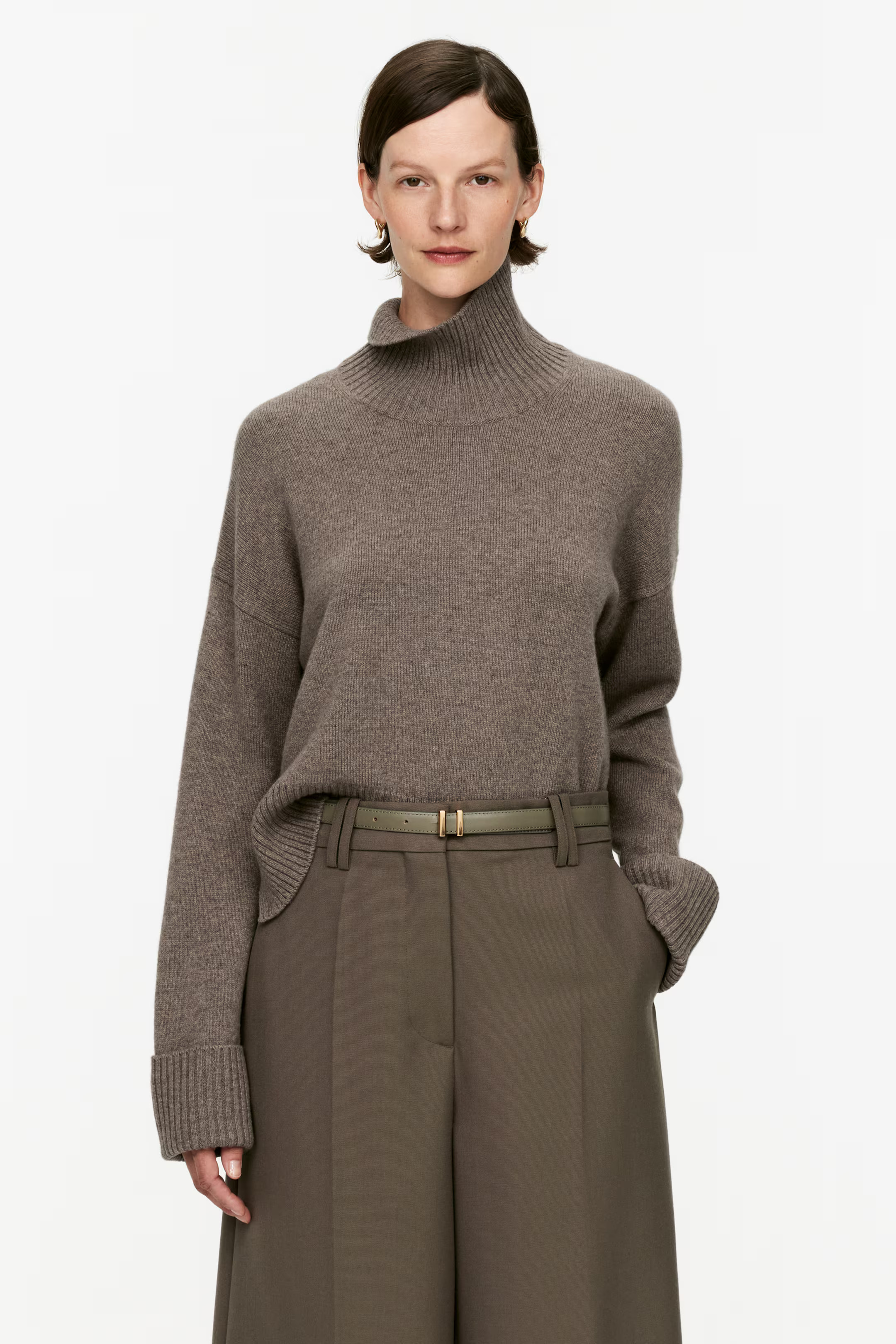 High-Neck Wool Jumper | H&M (UK, MY, IN, SG, PH, TW, HK)