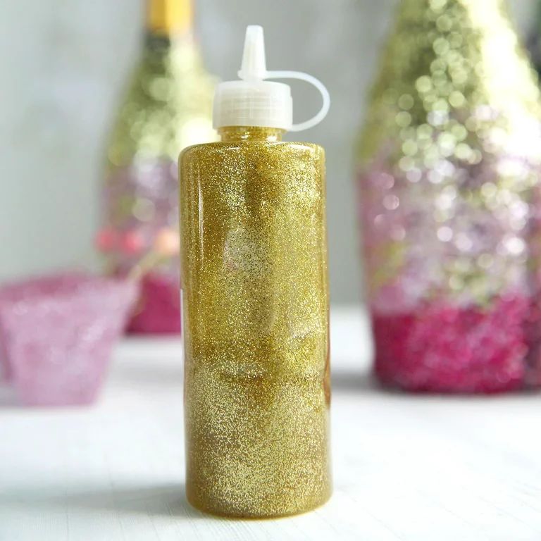Efavormart 120 ml Gold Art & Craft Glitter Glue Glitter Sensory Bottles DIY | Walmart (US)