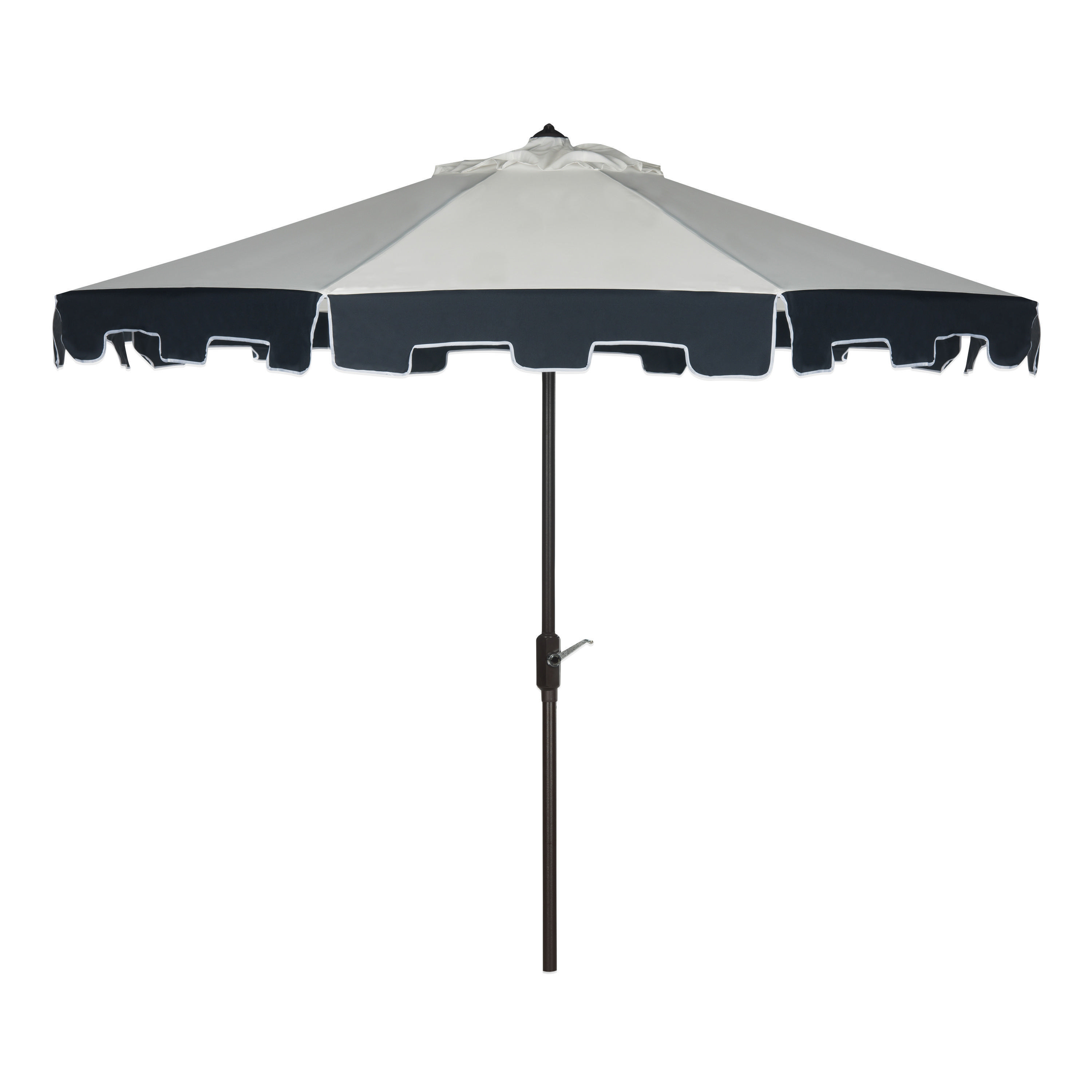 Square Scalloped 9 Ft Tilting Patio Umbrella | World Market