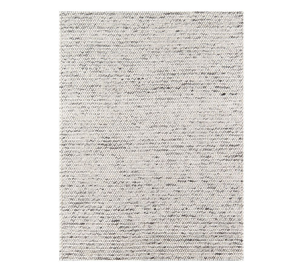 Signe Handwoven Wool Rug, Gray, 8'9"" x 11'9 | Pottery Barn (US)