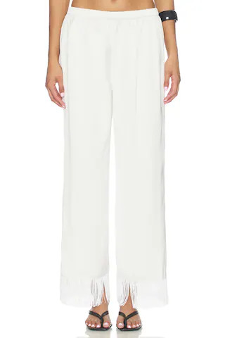 Artless Blair Fringe Pants in White from Revolve.com | Revolve Clothing (Global)