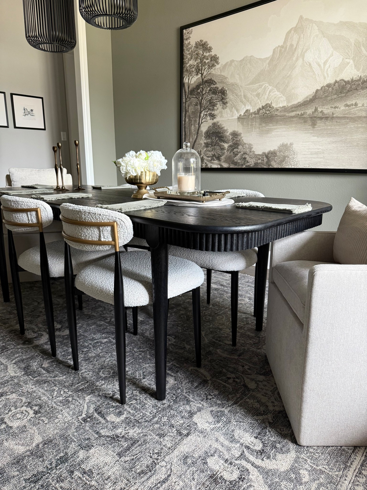 Moody dining room decor! These Arhaus jagger lookalike chairs are from Amazon! 

#LTKSaleAlert #LTKHome #LTKFindsUnder100