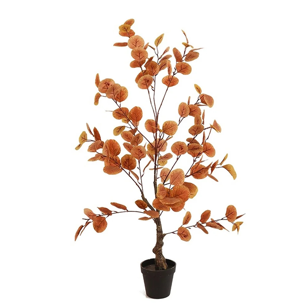 Gravee Artificial Fall Eucalyptus Tree Thanksgiving Decor,Artificial Faux Autumn Ficus Tree Decor... | Walmart (US)