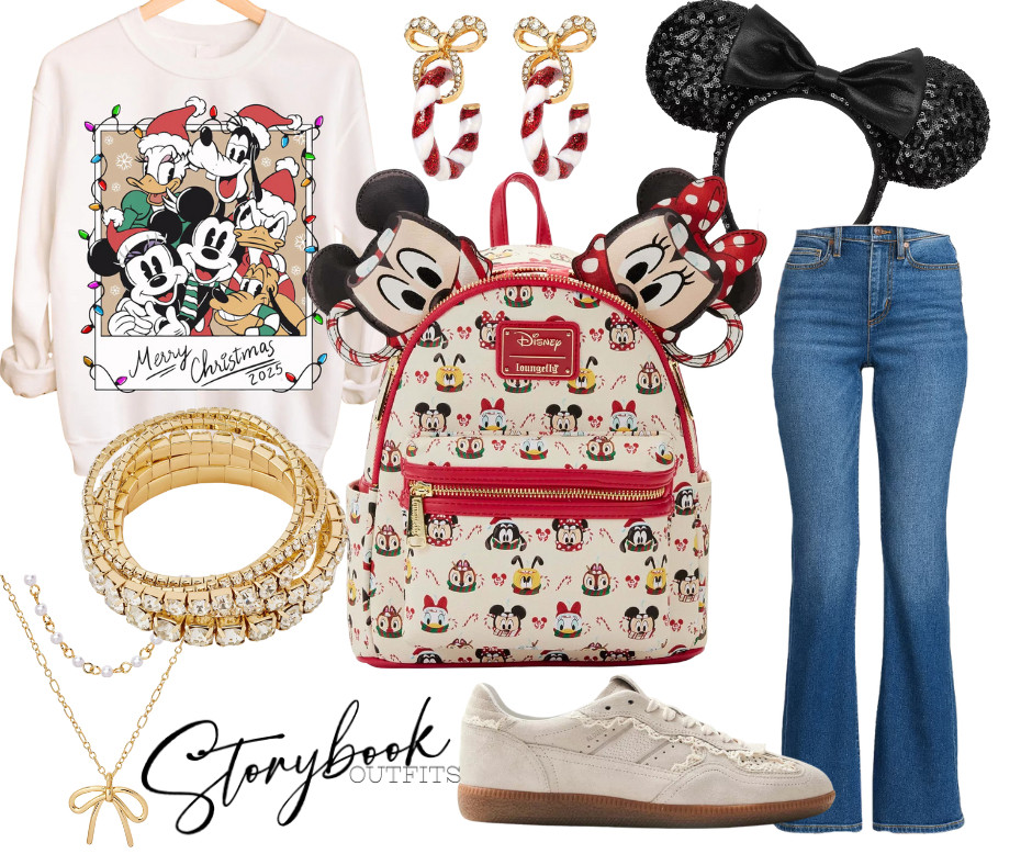 🎄✨ Merry Christmas, Disney style! ✨🎄
I’m obsessed with this festive look — comfy, cute, and 100% holiday magic ❄️❤️ Featuring Mickey, Minnie, Donald, Goofy and the gang in the most adorable Christmas style! 

Perfect for:
✨ Park hopping
✨ Holiday parties
✨ Matching with your Disney besties
✨ Cozy winter mornings  

 

#LTKHoliday #LTKTravel