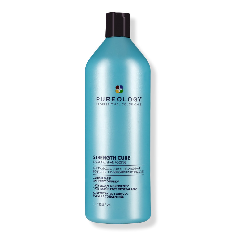 Pureology Strength Cure Shampoo for Damaged Hair - 33.8 oz (Jumbo) | Ulta