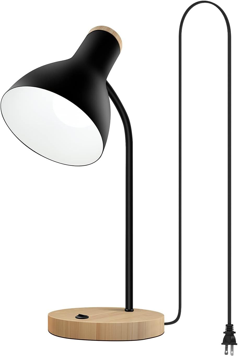 Desk lamp Eye-Caring Table Lamps, 360°Rotation Gooseneck Clip on Lamp, Clip On Reading Light, Po... | Amazon (US)