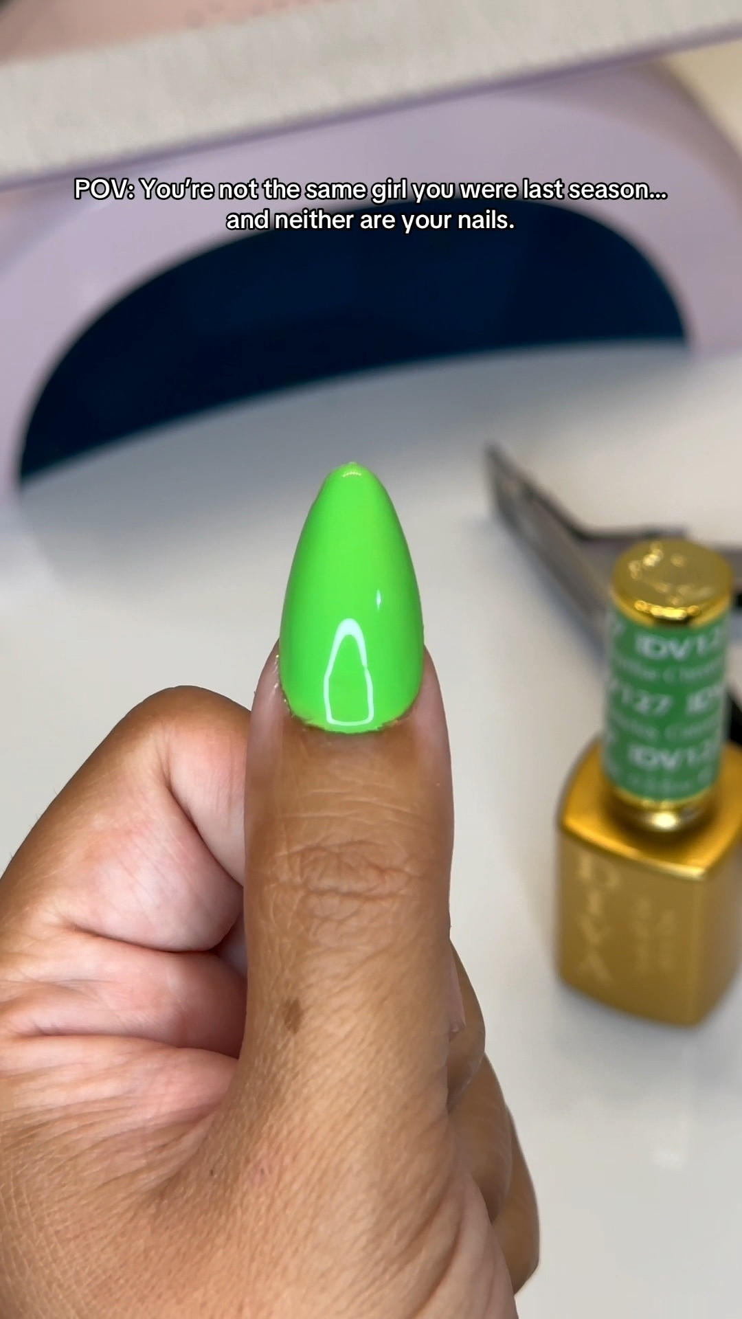 Obsessed with this rich green! 💚 DND Gel Polish in Caterpillar gives that cozy, earthy vibe that’s perfect for fall nails or a fresh winter look. Such a pretty pop of color that still feels classy and calm.

#LTKBeauty #GreenNails #DNDGelPolish

