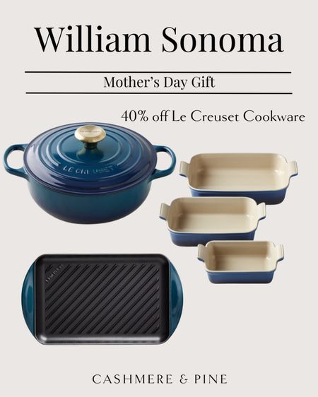 William Sonoma Mother’s Day gift!! 40% Off Le Creuset Cookware!!

#LTKhome #LTKGiftGuide #LTKsalealert